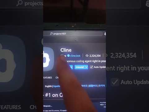 Видео: Cline → «ИИ Клайна: кодируйте умнее в VSCode 👀 #шорты