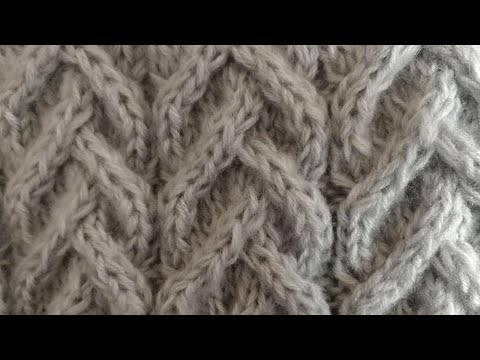 Видео: Араны №1. Узоры спицами