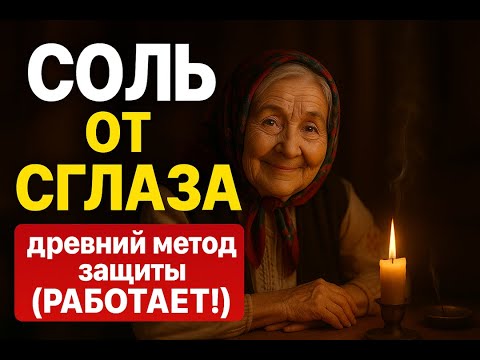 Видео: Соль от сглаза — бабкин способ, который живёт в домах веками!