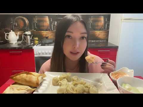 Видео: МУКБАНГ пельмени 🥟