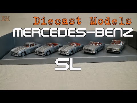 Видео: Mercedes-Benz 300SL, 190SL, 280SL, 560SL коллекция 1/43