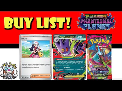 Видео: Полный список покупок «Phantasmal Flames»! Вам нужны эти новые карты Pokemon TCG! (Новости Pokemo...