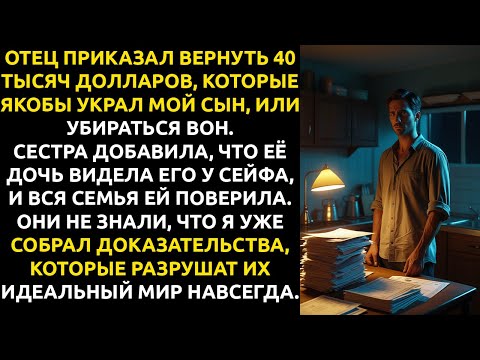Видео: Моя семья обвинила СЫНА в краже — я принёс ПАПКУ с доказательствами их лжи.