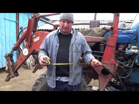 Видео: Развал - схождение на тракторе мтз-50.