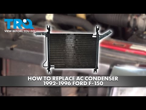 Видео: Как заменить конденсатор кондиционера Ford F-150 1992-1996 годов