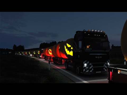 Видео: Пробки, тыквы, TruckersMP🚚 Открытый конвой