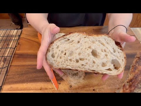 Видео: Мой Круассан 🥐 хлеб ДЕТАЛЬНЫЙ РЕЦЕПТ | Croissant Sourdough Bread Step By Step Recipe