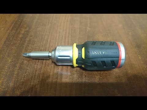 Видео: Отвертка Stanley FatMax Stubby FMHT0 62688, Unboxing