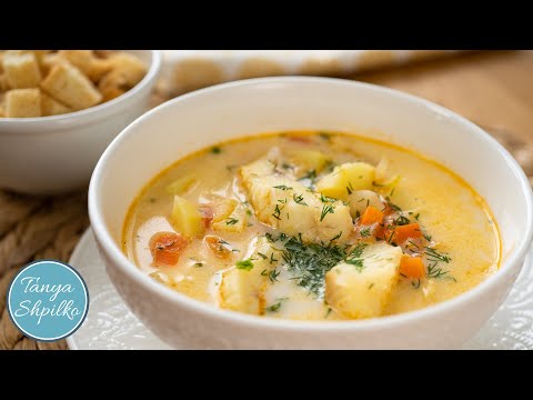 Видео: Вкуснейший Рыбный Суп за 30 Минут в Норвежском Стиле | Easy Cod Soup | Tanya Shpilko