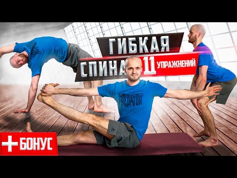 Видео: Болит спина? Сделай это от боли в спине! Здоровая гибкая спина | 11 упражнений для любого уровня