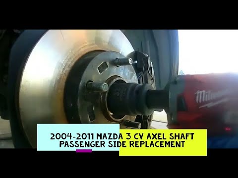 Видео: Замена вала привода со стороны пассажира на Mazda 3 CV 2004-2011 гг.
