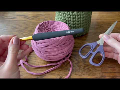 Видео: DIY #78 майстер-клас. Як зв’язати кошик гачком? Простий урок 💓#crochet #knitting