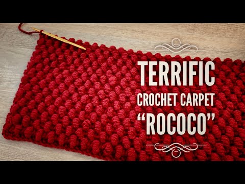 Видео: ПОТРЯСАЮЩИЙ КОВЕР КРЮЧКОМ 🥀 "ROCOCO" 🥀 ВЯЖЕМ ИЗ ОСТАТКОВ ПРЯЖИ!!! 💥 / HOW TO CROCHET A CARPET