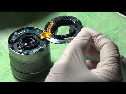 Видео: Разбор Kit Объектива Sony Nex 5r 18 55 Еще раз
