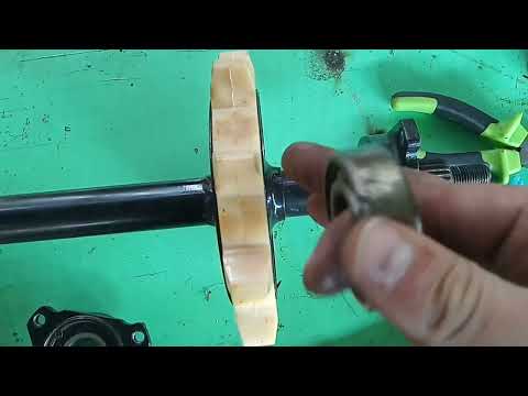 Видео: замена подшипников на ведущем валу Стэлс капитан150