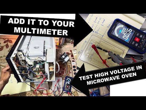 Видео: Испытание высокого напряжения в микроволновой печи, высоковольтный разряд конденсатора