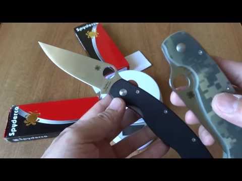 Видео: новая чиМиля - fake chinese Spyderco Military