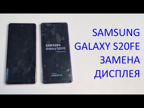 Видео: Samsung Galaxy S20FE (Fuflo Edition) - нет изображения, полная разборка и замена дисплея