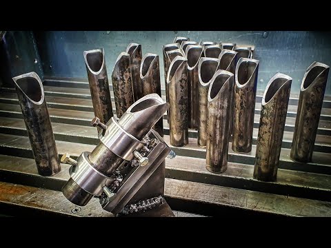 Видео: Седловина для трубы под сварку. Без приключений не обошлось.