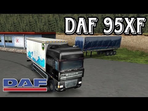 Видео: DAF 95XF - Фургон / Дальнобойщики-2 / Автомобили из игр