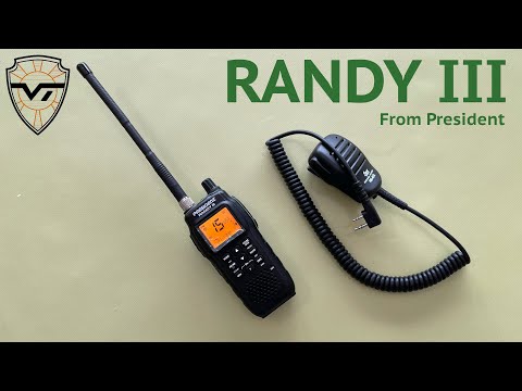 Видео: President Randy III. Переносная сиби радиостанция