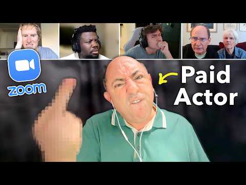 Видео: Наём актёров для троллинга занятий в Zoom