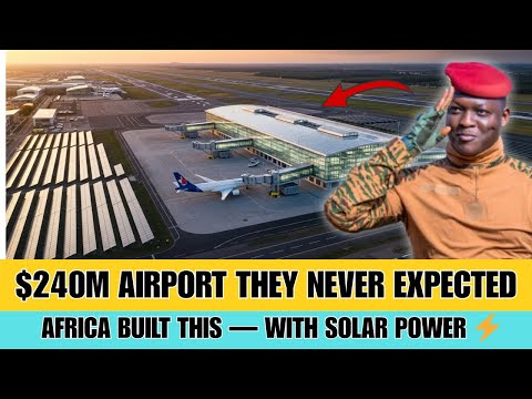 Видео: Солнечный аэропорт стоимостью 240 миллионов долларов, который потряс мир. Смелый шаг Ибрагима Тра...