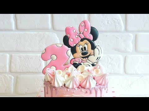 Видео: Пряник для девочки. Пряник Минни-маус.