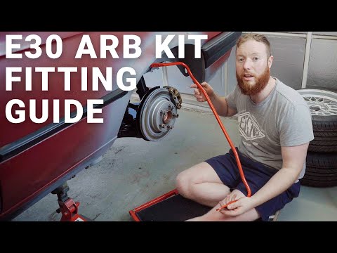 Видео: Руководство по установке стабилизатора поперечной устойчивости BMW E30 [передний и задний ARB] Об...