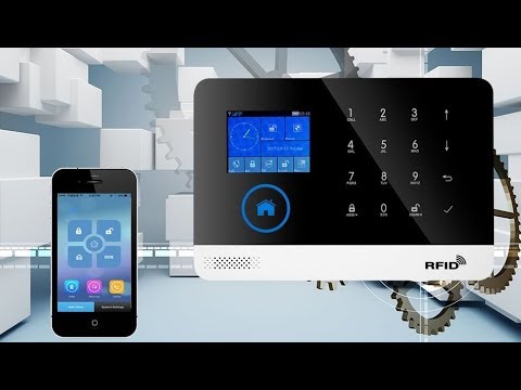 Видео: GSM, WiFi сигнализация PG-103 с поддержкой RFID. Охранная система для дома, офиса