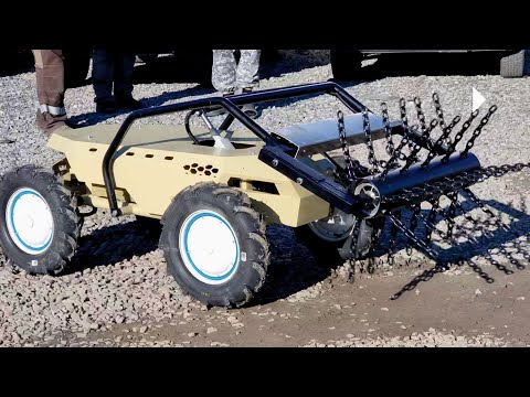 Видео: роторный тральщик