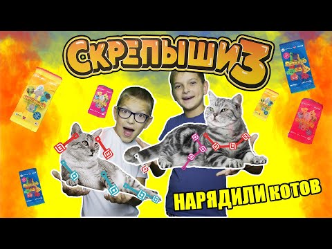 Видео: СКРЕПЫШИ 3 // НАРЯДИЛИ котов в СКРЕПЫШИ 3 // вся коллекция