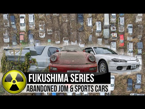 Видео: Брошенные автомобили Sports & JDM в зоне отчуждения Фукусимы