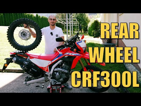Видео: КАК СНЯТЬ ЗАДНЕЕ КОЛЕСО CRF300L