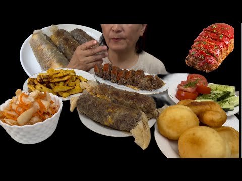 Видео: Меня давно не было /Так долго монтировала / Мясной рулет с сыром / очень просто и вкусно / не asmr