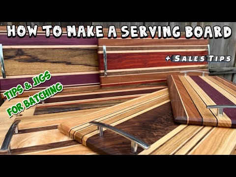 Видео: Изготовление сервировочных досок: хитрости, приспособления и советы по продажам столярных изделий