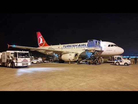 Видео: Airbus A319 а/к Turkish Airlines | Рейс Стамбул - Ван