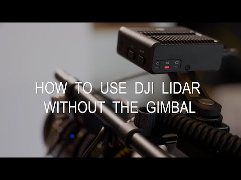 Видео: Как использовать DJI Lidar без подвеса. Краткое руководство.