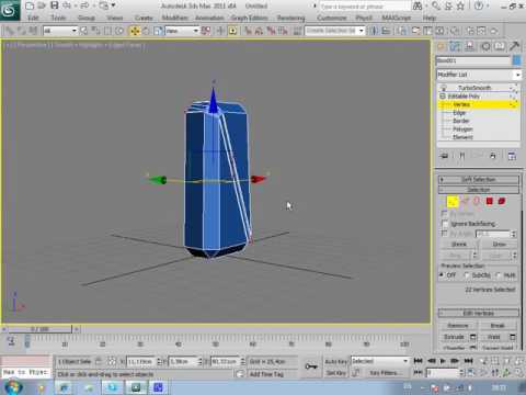 Видео: Моделирование дивана в 3D MAX
