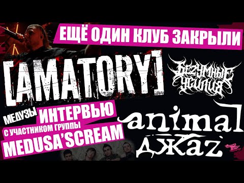 Видео: ЕЩЁ ОДИН КЛУБ ЗАКРЫЛИ | [AMATORY] | Animal ДжаZ | МЕДУЗЫ - новые medusa’scream | БеZумные Усилия