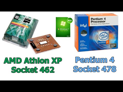 Видео: AMD Athlon XP против Intel Pentium 4