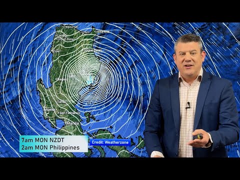 Видео: Обновление: Филиппины на пути тайфуна Фунг-вонг (UWAN)