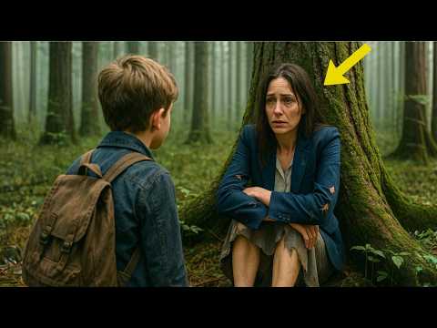 Видео: В глухом лесу мальчик нашел потерявшуюся женщину… НО НЕ ЗНАЛ, что она на самом деле прячется.
