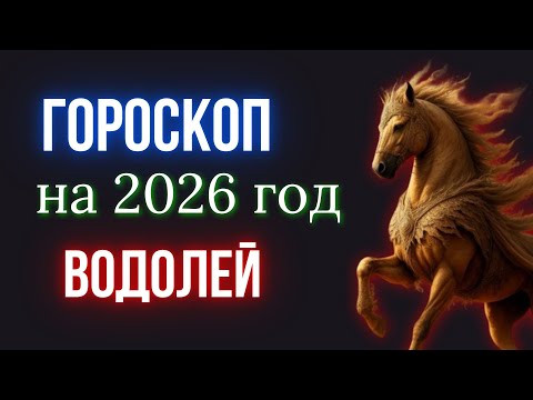 Видео: ВОДОЛЕЙ ГОРОСКОП НА 2026 ГОД | КРАСНОЙ ОГНЕННОЙ ЛОШАДИ - 2026