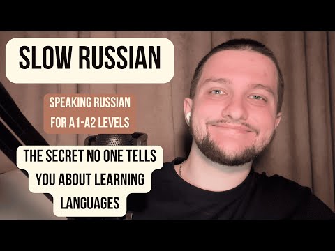 Видео: Выучите русский легко | Медленный и понятный русский для уровней A2–B1 с английскими и русскими с...