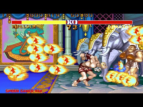Видео: Street Fighter 2: Удивительные бои Дхалсима в Thunder Magic Edition 60ᶠᵖˢ HDR