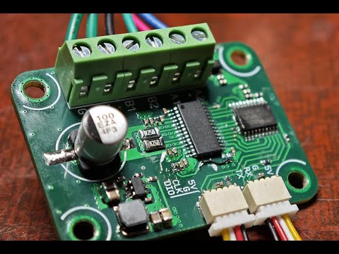 Видео: UART драйвер шаговых двигателей с DRV8825