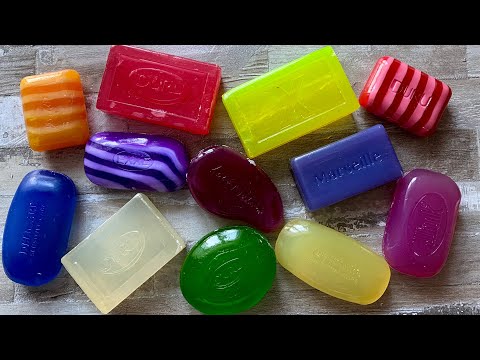 Видео: ASMR  Glicerine Soap cutting | Soap Carving|Резка глицеринового мыла  | ASMR