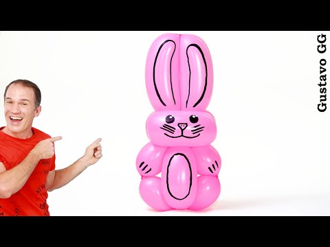 Видео: 🐰 Как сделать кролика из шара 🐇 Фигуры из шаров и твистинг с Gustavo GG