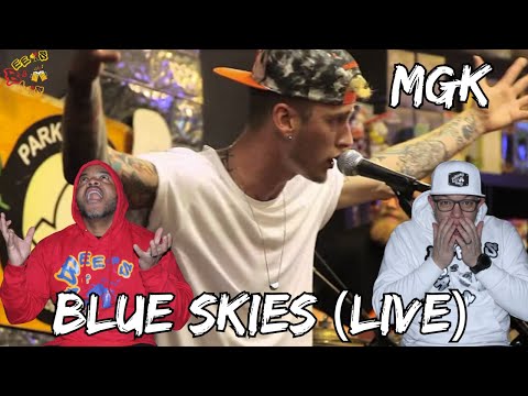 Видео: ОН ЕЩЁ ЛУЧШЕ ВЖИВУЮ!!!! | Реакция на альбом Machine Gun Kelly-Blue Skies Live At Park Ave
